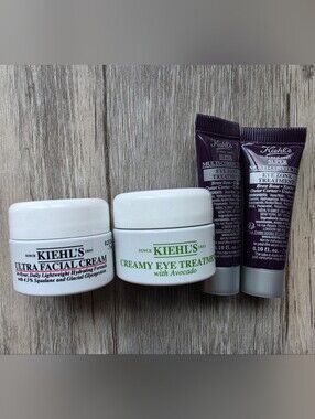Kiehl's Ultra Facial Cream + Creamy Eye Treatment Avocado + 2 Eye Zone Treatment